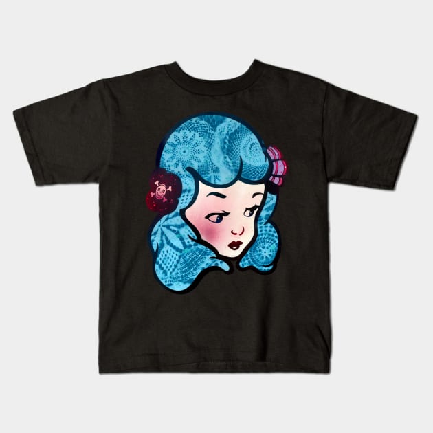 Deadly Beauty Kids T-Shirt by BeeryMethod